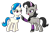 Size: 2304x1584 | Tagged: safe, artist:thecheeseburger, idw, dj pon-3, octavia melody, vinyl scratch, earth pony, pony, reflections, spoiler:comic, alternate universe, mirror universe, rocktavia, vinyl class