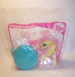 Size: 1533x1563 | Tagged: safe, fluttershy, pony, happy meal, irl, mcdonald's, mcdonald's happy meal toys, photo, solo, toy