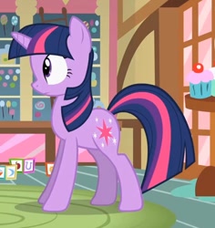 Size: 554x587 | Tagged: safe, derpibooru import, screencap, twilight sparkle, unicorn twilight, unicorn, baby cakes, cropped, solo