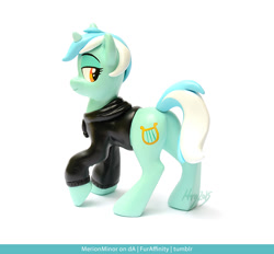 Size: 900x836 | Tagged: safe, artist:merionminor, lyra heartstrings, fanfic:background pony, clay, clothes, craft, hoodie, irl, photo, resin, sculpey, sculpture, solo