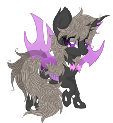 Size: 2500x2700 | Tagged: safe, artist:law44444, octavia melody, changeling, earth pony, pony, changelingified, purple changeling, solo