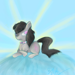 Size: 500x500 | Tagged: safe, artist:coyotoscoping, octavia melody, earth pony, pony, female, mare, simple background, solo