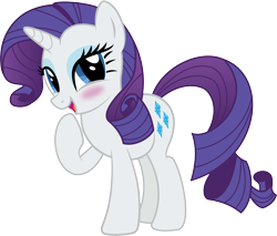 Size: 3317x2831 | Tagged: safe, artist:wissle, rarity, pony, unicorn, blushing, cute, female, high res, looking at you, mare, open mouth, raribetes, rarity day, show accurate, simple background, solo, transparent background, vector