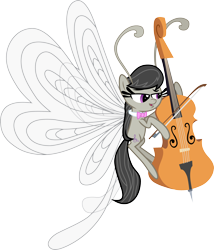 Size: 2374x2772 | Tagged: safe, artist:jaybugjimmies, octavia melody, breezie, breeziefied, cello, musical instrument, simple background, solo, species swap, transparent background, vector