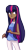 Size: 554x1000 | Tagged: safe, artist:looji, derpibooru import, twilight sparkle, human, humanized, simple background, solo, transparent background