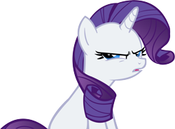 Size: 1994x1464 | Tagged: safe, edit, edited screencap, screencap, rarity, pony, unicorn, the return of harmony, annoyed, background removed, disgusted, female, mare, simple background, solo, transparent background