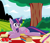 Size: 1936x1676 | Tagged: safe, artist:tuffylive, derpibooru import, twilight sparkle, twilight sparkle (alicorn), alicorn, pony, female, mare, picnic, solo