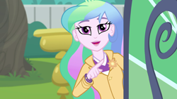 Size: 1920x1080 | Tagged: safe, screencap, princess celestia, principal celestia, better together, equestria girls, my little shop of horrors, solo