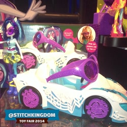 Size: 640x640 | Tagged: safe, dj pon-3, vinyl scratch, equestria girls, rainbow rocks, car, toy, toy fair 2014