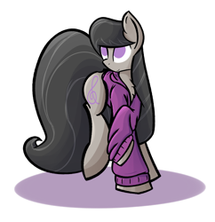 Size: 1280x1322 | Tagged: safe, artist:abaddon41, octavia melody, earth pony, pony, female, gray coat, mare