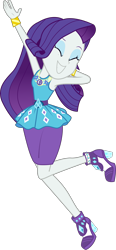 Size: 1686x3623 | Tagged: safe, artist:marcorois, screencap, rarity, better together, do it for the ponygram!, equestria girls, animation error, armpits, eyes closed, eyeshadow, geode of shielding, magical geodes, makeup, pencil skirt, simple background, solo, transparent background, vector