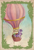 Size: 2352x3477 | Tagged: safe, artist:katyand, derpibooru import, spike, twilight sparkle, dragon, hot air balloon, vintage