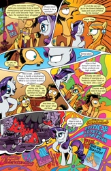 Size: 651x1000 | Tagged: safe, artist:andypriceart, edit, idw, rarity, bee, earth pony, pony, unicorn, comic:friendship is dragons, spoiler:comic, bucket, comic, dialogue, disgusted, ear piercing, earring, female, fertilizer, flax seed, glasses, gritted teeth, hippie, jewelry, lava lamp, male, mare, peace symbol, piercing, poster, stallion, swirly eyes, text edit, thinking, tongue out, udder, wheat grass, yoke