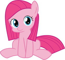 Size: 2640x2429 | Tagged: safe, artist:ispincharles, pinkie pie, pony, female, filly, filly pinkie pie, pinkamena diane pie, simple background, solo, transparent background, vector, younger