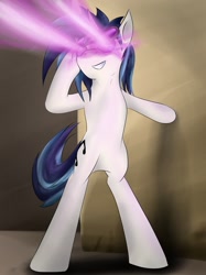 Size: 1280x1707 | Tagged: safe, artist:firenze, dj pon-3, vinyl scratch, pony, bipedal, crossover, cyclops (marvel comics), optic blast, solo, sonata du octave, vyclops, x-men