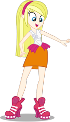 Size: 742x1285 | Tagged: safe, edit, lyra heartstrings, equestria girls, life is a runway, blonde, blondening, human coloration, humanized, natural hair color, realism edits