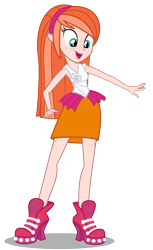 Size: 4000x6535 | Tagged: safe, edit, lyra heartstrings, equestria girls, life is a runway, ginger, human coloration, natural hair color, realism edits