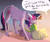 Size: 1280x1065 | Tagged: safe, artist:imsokyo, derpibooru import, spike, twilight sparkle, unicorn twilight, classical unicorn, dragon, pony, unicorn, book, cloven hooves, daily life of spike, dialogue, facebook, facebooking, female, floppy ears, fluffy, hoers, leg fluff, leonine tail, literal, male, mare, prone, reading, speech bubble, the birds and the bees, the talk, unshorn fetlocks