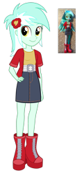 Size: 1080x2232 | Tagged: safe, artist:thecheeseburger, lyra heartstrings, equestria girls, clothes, simple background, solo, transparent background, vector