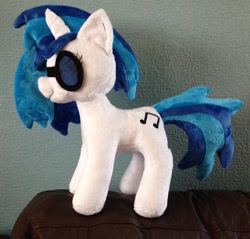 Size: 1385x1324 | Tagged: safe, artist:pinkamoone, dj pon-3, vinyl scratch, irl, photo, plushie