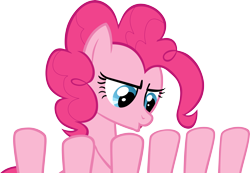 Size: 5000x3463 | Tagged: safe, artist:greseres, pinkie pie, earth pony, pony, a friend in deed, absurd resolution, extra legs, high res, multiple limbs, pinkie being pinkie, pinkie physics, simple background, solo, transparent background, vector