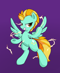 Size: 2000x2429 | Tagged: safe, artist:hidden-cat, lightning dust, pegasus, pony, solo