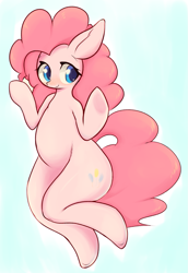 Size: 883x1280 | Tagged: safe, artist:91o42, pinkie pie, pony, simple background, solo