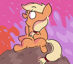 Size: 3243x2873 | Tagged: safe, artist:laserpewpewrblx, applejack, earth pony, pony, female, mare, sitting, sketch