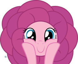 Size: 2800x2308 | Tagged: safe, artist:arifproject, pinkie pie, pony, clothes, costume, cute, flower costume, looking at you, simple background, transparent background, vector