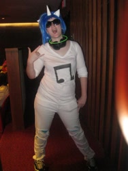 Size: 720x960 | Tagged: safe, dj pon-3, vinyl scratch, human, cosplay, irl, irl human, photo, solo