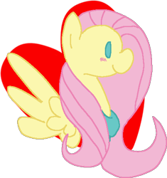 Size: 444x473 | Tagged: safe, artist:pansyseed, fluttershy, pegasus, pony, bust, portrait, solo