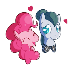 Size: 523x501 | Tagged: safe, artist:amazingmollusk, cloudy quartz, pinkie pie, earth pony, pony, adoraquartz, colored pupils, cute, diapinkes, duo, female, mother and child, mother and daughter, parent and child, pie daily, simple background, transparent background