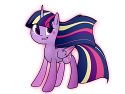 Size: 2048x1536 | Tagged: safe, artist:nintendash, derpibooru import, twilight sparkle, twilight sparkle (alicorn), alicorn, pony, female, mare, rainbow power, solo