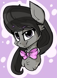 Size: 943x1280 | Tagged: safe, artist:shyshyoctavia, octavia melody, earth pony, pony, bust, cute, dreamworks face, solo, tavibetes