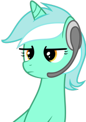 Size: 4949x6981 | Tagged: safe, artist:nightpony12, lyra heartstrings, absurd resolution, gamer, headset, solo