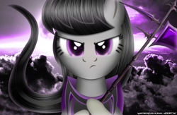 Size: 1920x1250 | Tagged: safe, artist:vipeydashie, octavia melody, earth pony, pony, detailed background, female, mare, solo