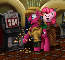 Size: 2550x2321 | Tagged: safe, artist:pridark, oc, oc:cherry pie, fallout equestria, crossover, new pegas, pink-e