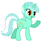 Size: 150x150 | Tagged: safe, artist:norithecat, lyra heartstrings, pony, unicorn, female, horn, mare, pixel art, solo