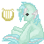 Size: 50x50 | Tagged: safe, artist:rppirate, lyra heartstrings, pony, unicorn, lyre, pixel art, simple background, solo, transparent background, true res pixel art