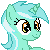 Size: 50x50 | Tagged: dead source, safe, artist:punchinpaul, lyra heartstrings, bust, pixel art, smiling, solo, true res pixel art