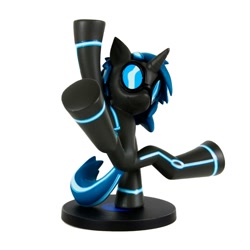 Size: 1000x1000 | Tagged: safe, dj pon-3, vinyl scratch, pony, unicorn, figure, merchandise, solo, tron, welovefine