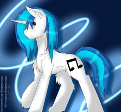 Size: 1024x945 | Tagged: safe, artist:silvermistmlp, dj pon-3, vinyl scratch, pony, unicorn, female, horn, mare, solo