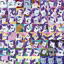 Size: 2000x2000 | Tagged: safe, screencap, rarity, pony, unicorn, a canterlot wedding, hearth's warming eve (episode), lesson zero, ponyville confidential, putting your hoof down, read it and weep, season 2, secret of my excess, sisterhooves social, sweet and elite, the super speedy cider squeezy 6000, compilation, scrunchy face