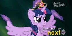 Size: 1573x797 | Tagged: safe, derpibooru import, screencap, twilight sparkle, twilight sparkle (alicorn), alicorn, pony, female, mare, meme, youtube caption