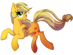 Size: 4279x3258 | Tagged: safe, artist:elskafox, artist:emberslament, applejack, earth pony, pony, collaboration, simple background, solo, transparent background