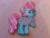 Size: 1024x768 | Tagged: safe, artist:ethepony, cup cake, earth pony, pony, embroidery, female, mare, patch, solo