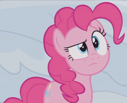 Size: 854x692 | Tagged: safe, screencap, pinkie pie, earth pony, pony, not asking for trouble, confused, cropped, female, mare, solo