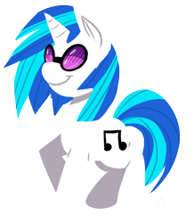 Size: 681x781 | Tagged: safe, artist:fauxsquared, dj pon-3, vinyl scratch, pony, unicorn, female, horn, mare, solo