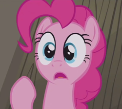 Size: 534x477 | Tagged: safe, screencap, pinkie pie, pony, not asking for trouble, cropped, solo