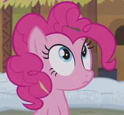 Size: 512x475 | Tagged: safe, screencap, pinkie pie, pony, not asking for trouble, cropped, solo